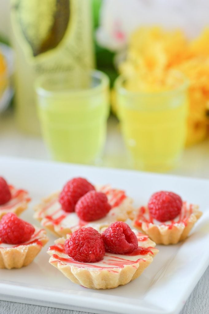 Limoncello Panna Cotta Tarts