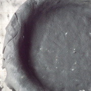 activated charcoal black pie dough crust