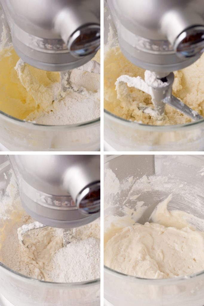 white cake process