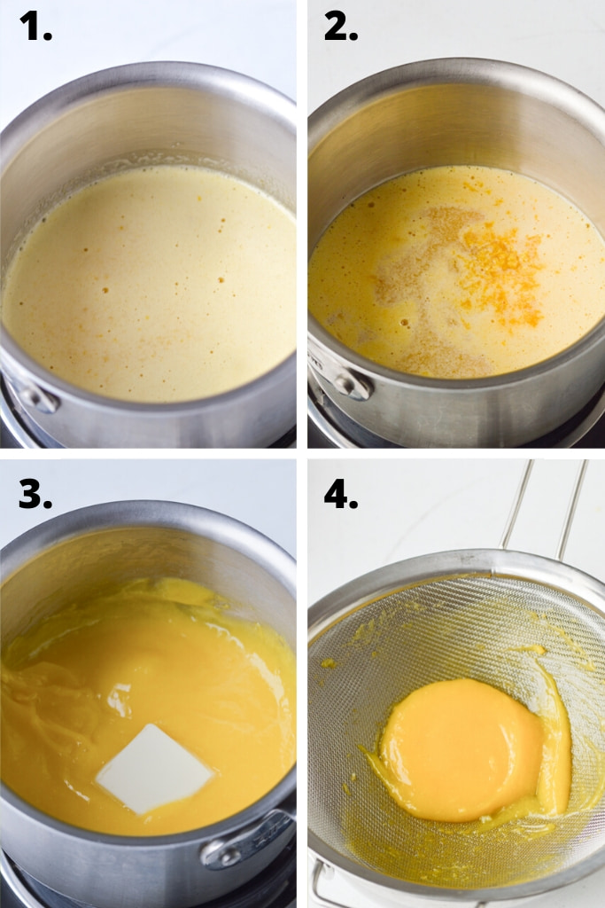 process for making lemon curd
