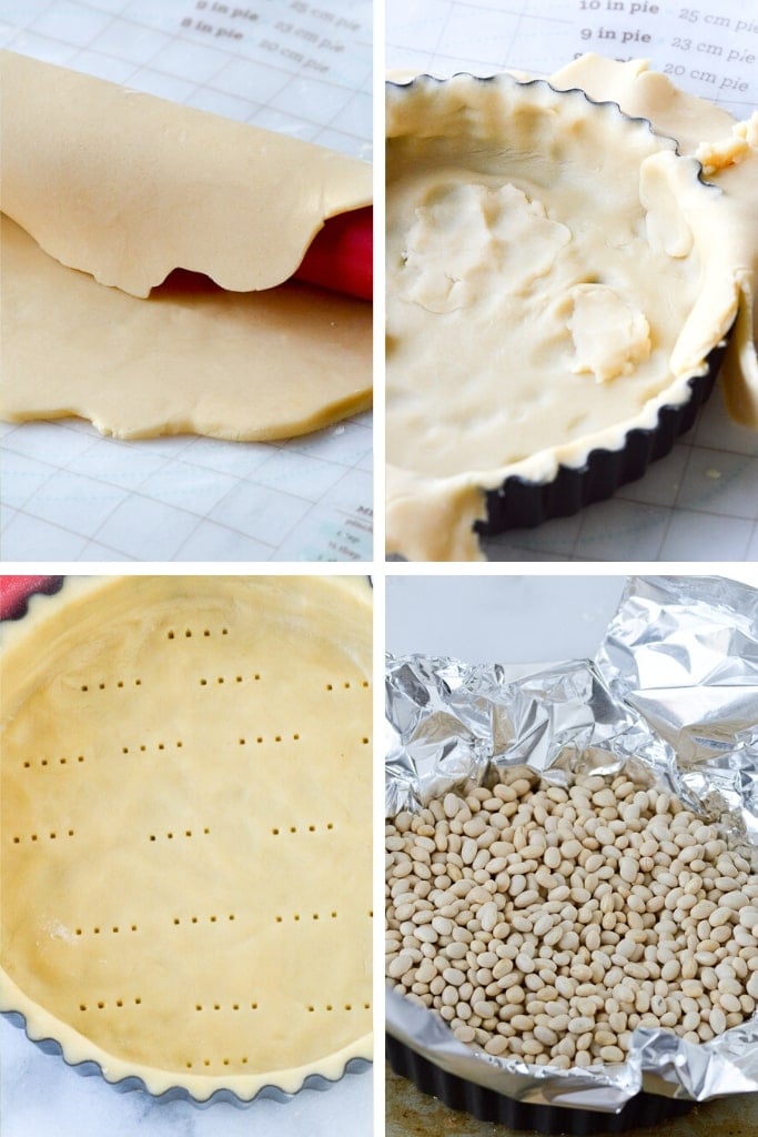 Process of Blind Baking Tart Crust