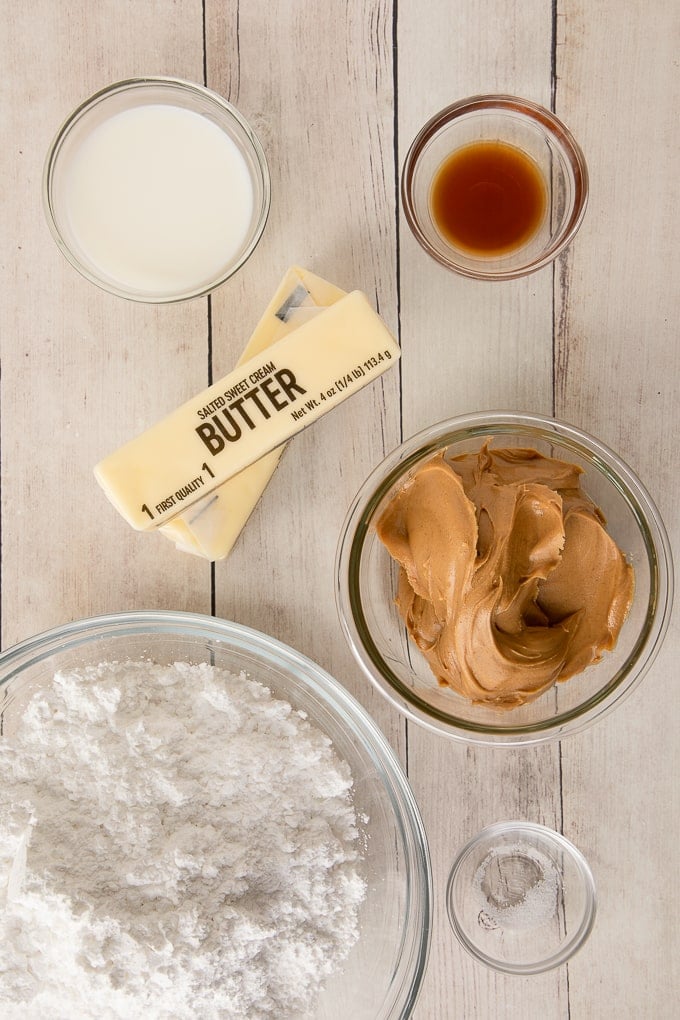 peanut butter frosting ingredients