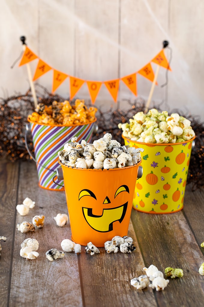 Easy Halloween Popcorn - Partylicious