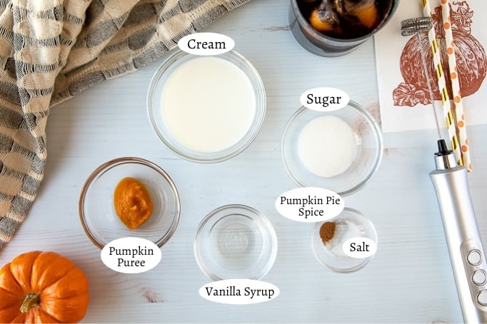 pumpkin cream cold brew ingredients