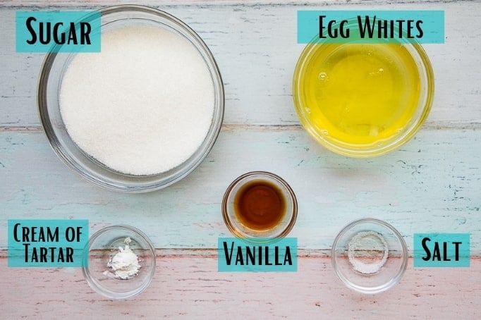 ingredients for marshmallow frosting 