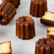 french canele on baking ban