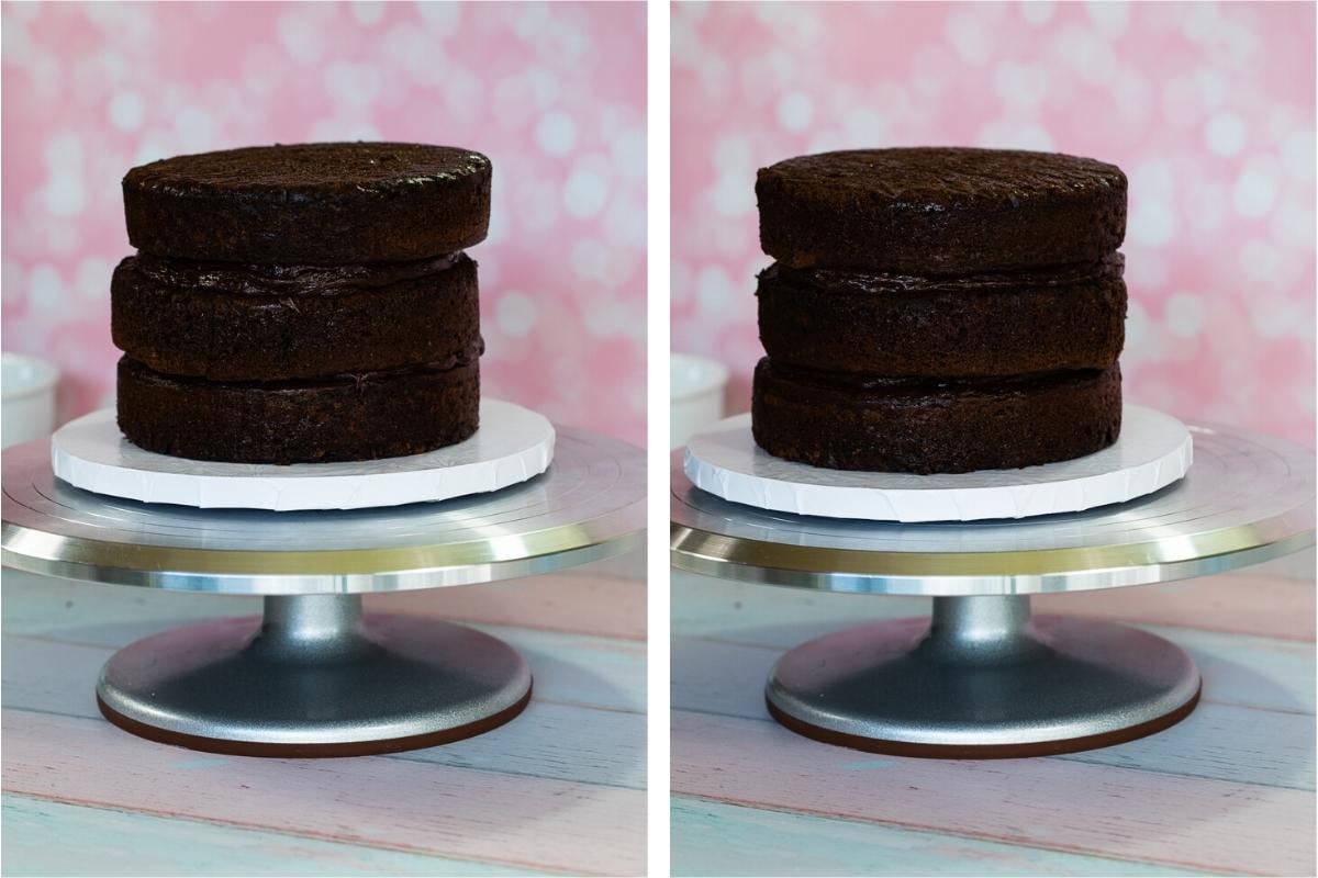 making layers even for layer cake