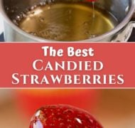 pin of making candied strawberries
