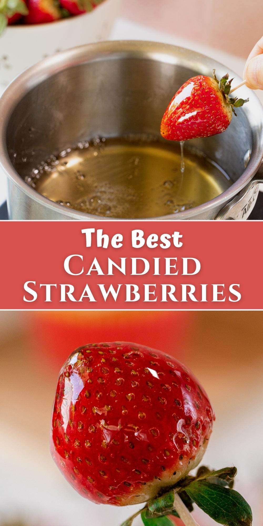 How to Make Candied Strawberries Partylicious