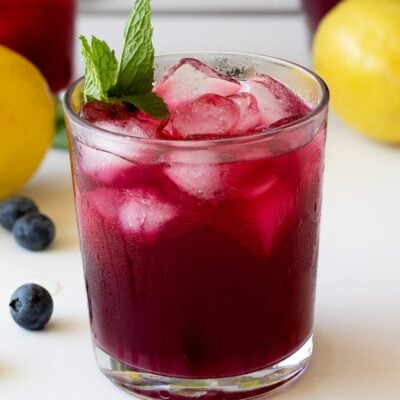 blueberry lemonade up close