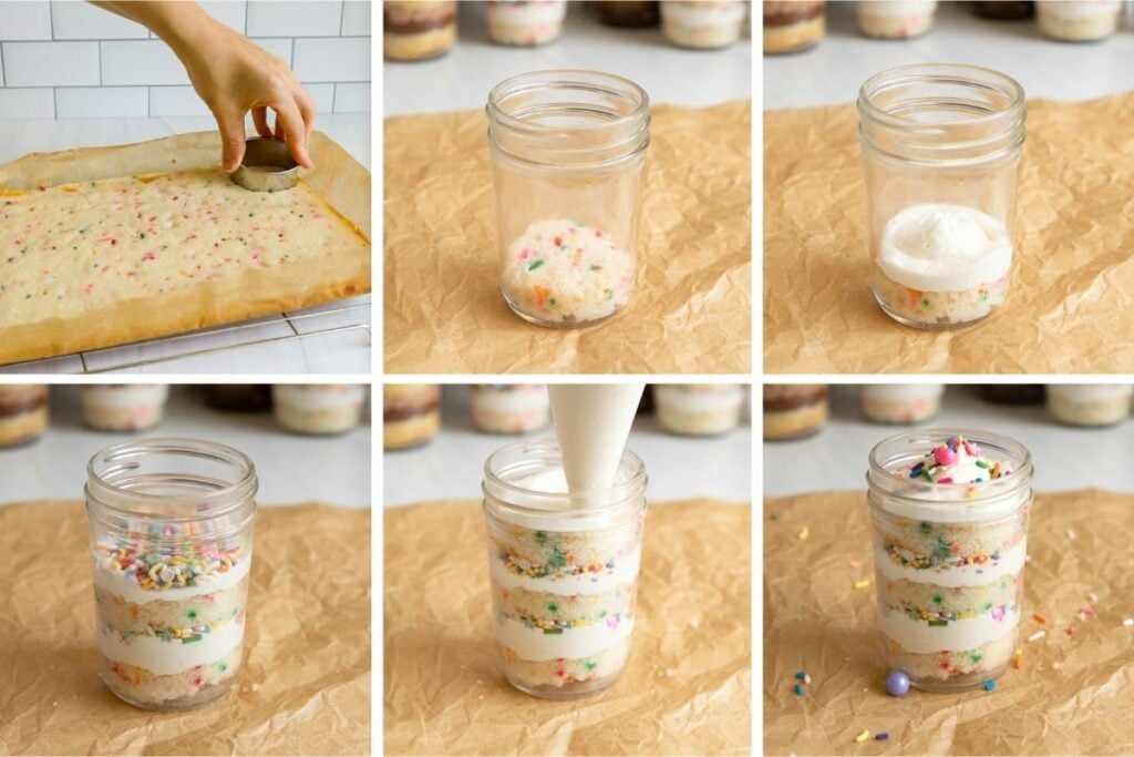 Cake in a Jar Recipe (Mason Jar Cakes) Partylicious