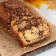 amish cinnamon bread sliced.