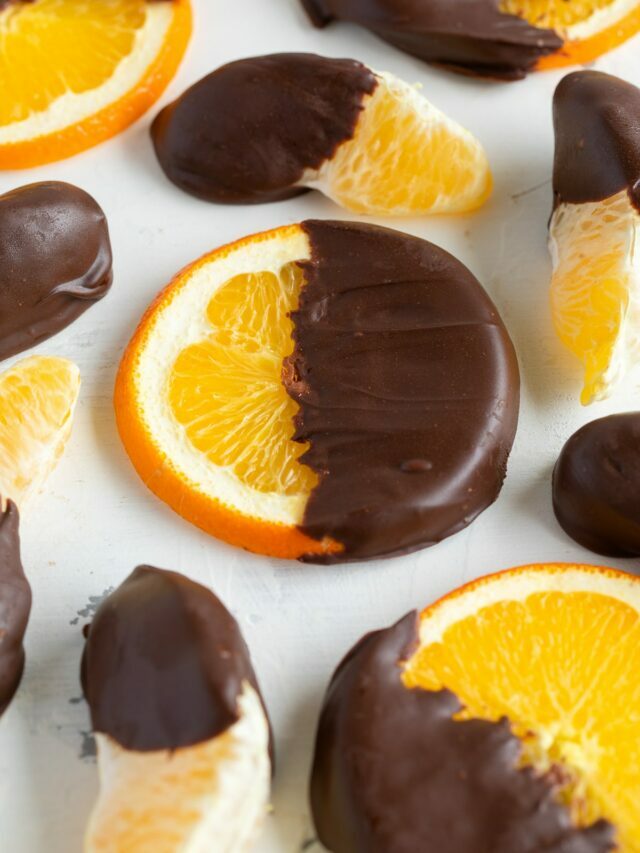 Homemade Chocolate Covered Oranges