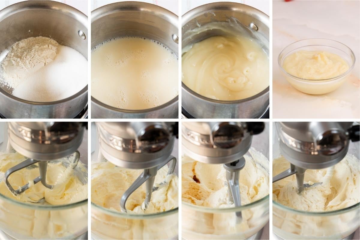 process of making ermine frosting