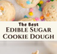edible sugar cookie dough pin.