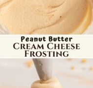 peanut butter cream cheese frosting pin.