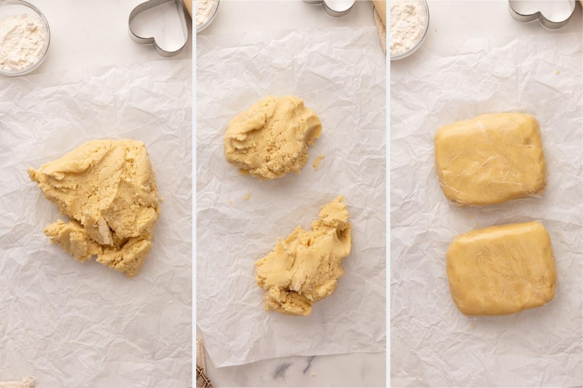 chill cut out sugar cookie dough.