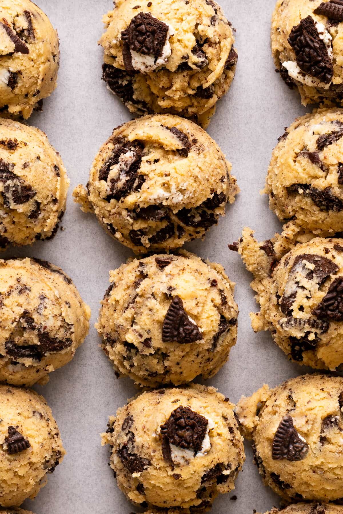 oreo chocolate chip cookie dough.