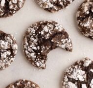 cookies on parchment.