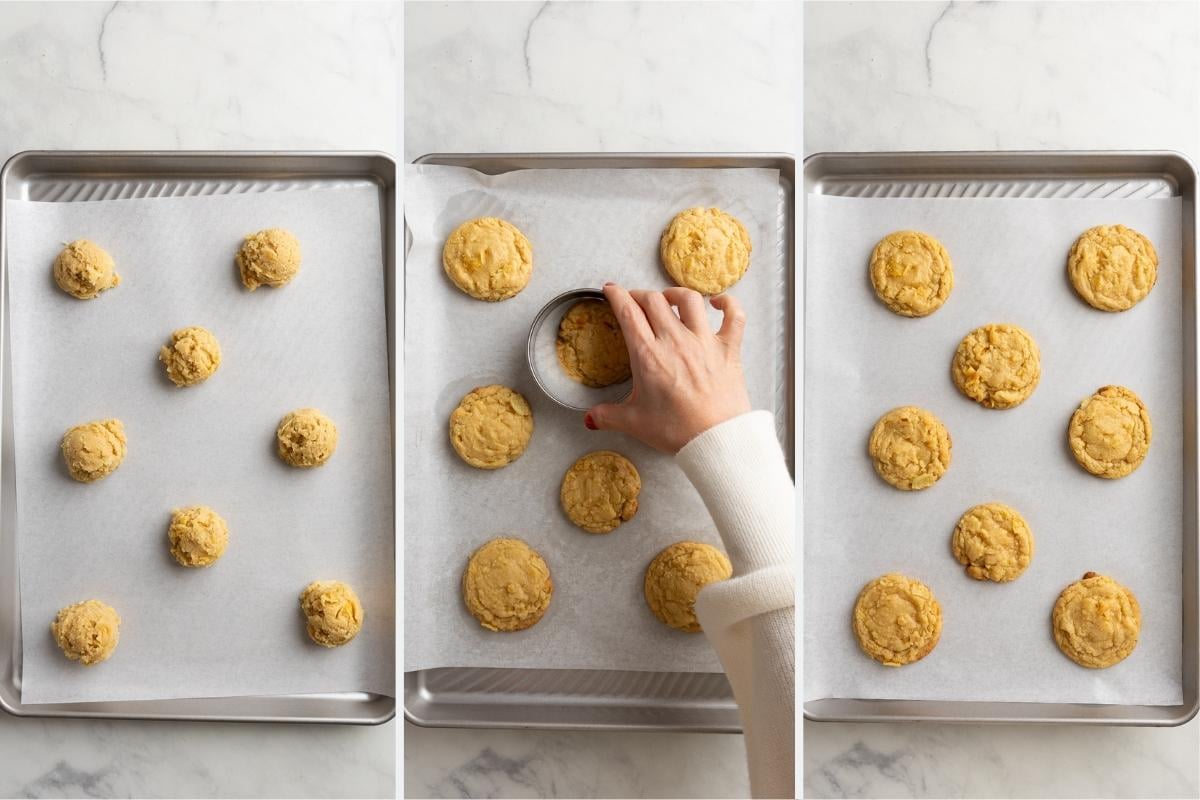 baking potato chip cookies.