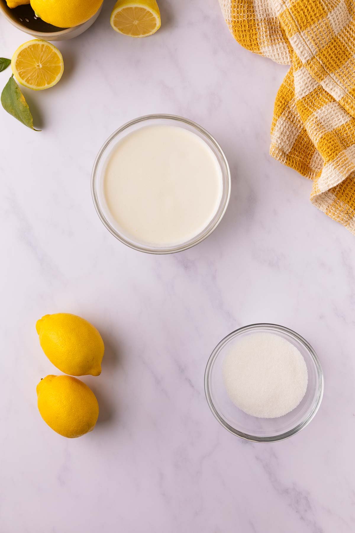 lemon posset ingredients.