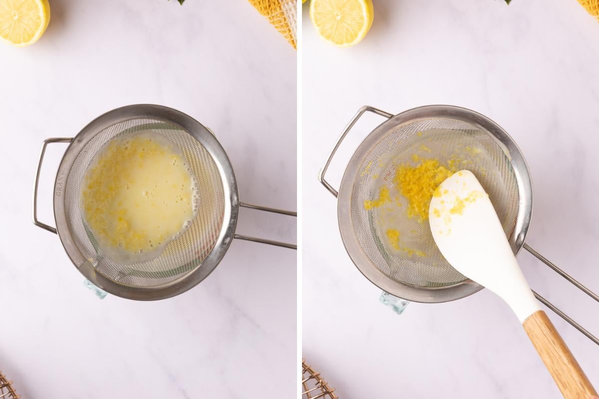 straining posset.
