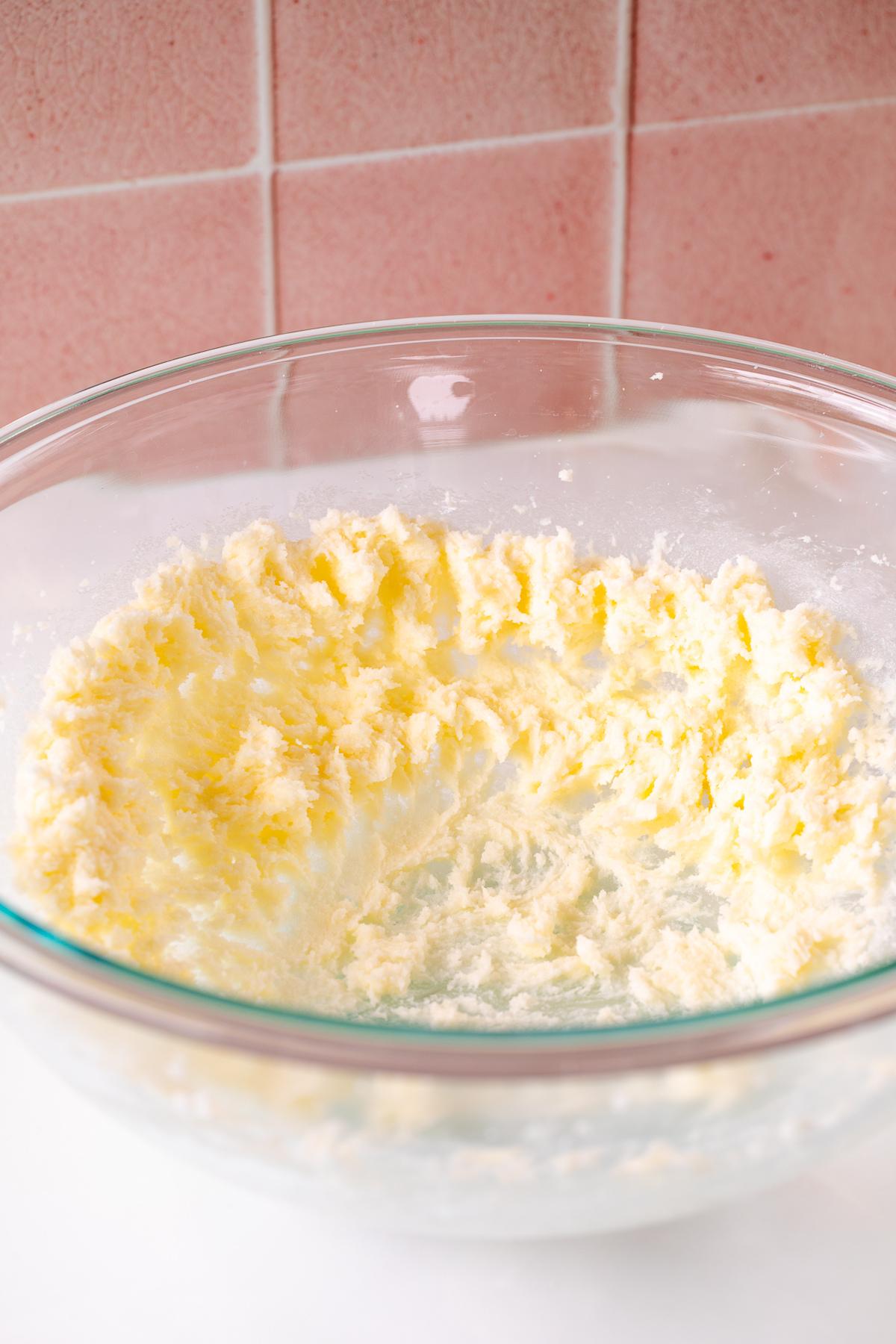 creaming butter and sugar in a large bowl.